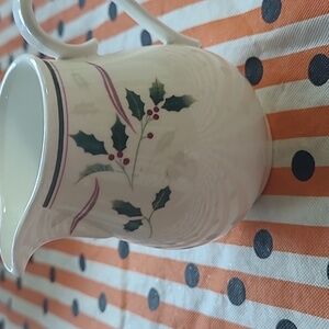 Mikasa bone holiday splendor collection.